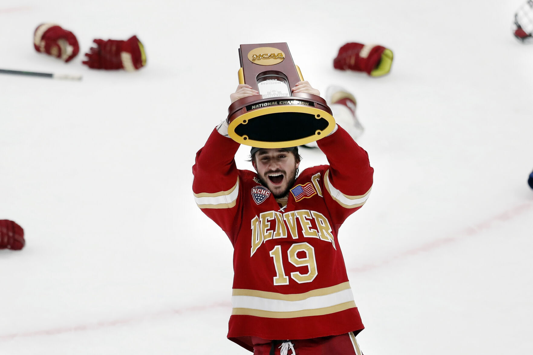 APTOPIX NCAA Denver Minnesota St Hockey